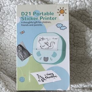 D21 Portable Sticker Printer